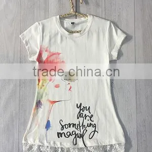 2016 New Design T-shirt for Girls OEM thumbnail-2