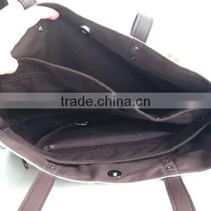 Wholesale Natural Color Linen Tote Bag thumbnail-4