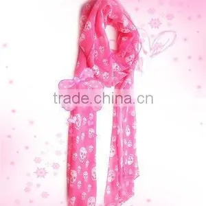Fashion Pure Pink Scarf thumbnail-1