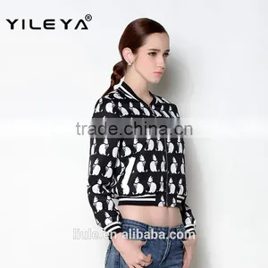 Latest Autumn Crop Style Causal Fashionable Jackets Women 2015 thumbnail-3