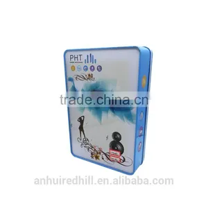 Small Product Packaging Box Custom Logo Rectangular Tin Boxes for Packaging Chocolate/candy Packaging thumbnail-3