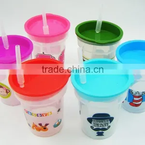 BPA Free Cheap Promotional Gifts/250ml Juice Drinking Cup/kids Sipper Bottle thumbnail-1