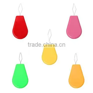 Wholesale Cheap Multicolor Teardrop Shaped Steel Bow Wire Needle Threader Device Factory thumbnail-1