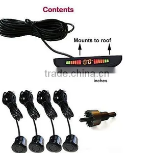 Rear Bumper Sensors . 4 Sensor . 4 Parking Sensor With LED .roof Mount thumbnail-1