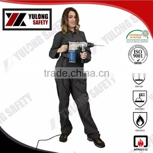 Oeko-tex 100 EN11611 EN11612 Safety Autumn Coveralls for Worker thumbnail-4