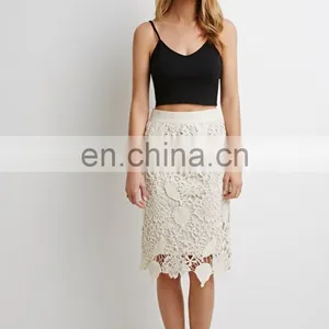 2015 Hand Floral Crochet Skirt Lace Crochet Skirt thumbnail-1