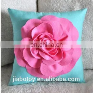 Flower Shape Throw Pillow Felt Rose With BONUS Pillow Pattern Tutorial thumbnail-1