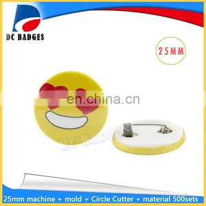 Free Shipping 1 "(25 Mm) Rotating Machine +mold+ Round Knife, Manufacturers to Sell 500 Sets of Badge Material thumbnail-3