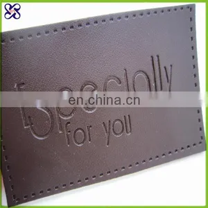 Factory Direct Cheap Faux Leather Label thumbnail-1