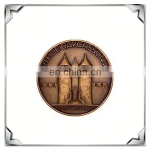 Custom Metal Embossing Souvenir Coin,bronze Plated Funny Coins thumbnail-1