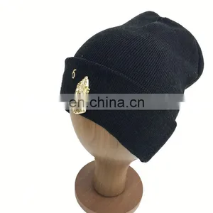Custom Beanie With Embroidery Logo/winter Knit Beanie Hat/promotion Knit Beanie Hat thumbnail-5