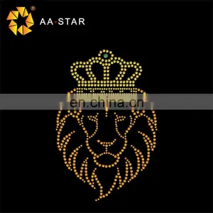 The King of Lions Strass Heat Transfer Motif thumbnail-1