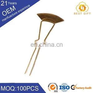 Popular Customizable Fashion Rhinestones Metal Hair Pin for Women thumbnail-5