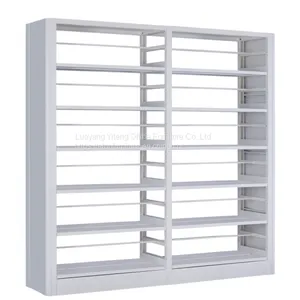 Library Double Sided Steel Book Rack Classic Bookshelf thumbnail-4