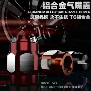Spirit Beast Motorcycle Modified Wheel Gas Nozzle Cover AL Tire Valve Cap Cool Styling 2pcs/lot FL305 thumbnail-1