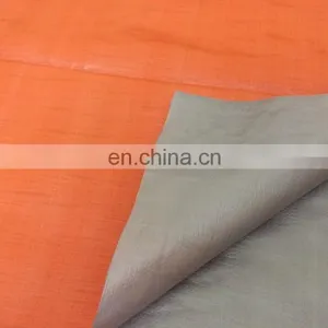 4x6m 150 GSM Orange/Silver Tarpaulin thumbnail-1