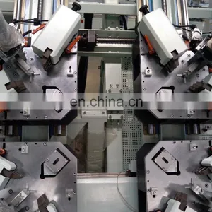 China Factory Sale Aluminum Profile Doow Window Automatic 4 Heads Corners Crimping Machine thumbnail-4