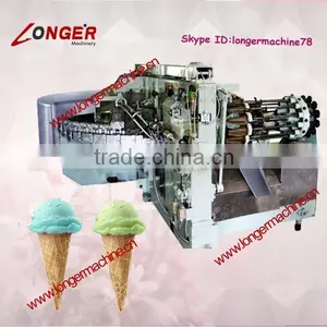 Sugar Cone Rolling and Baking Machine|Ice-cream Cone Making Machine thumbnail-1
