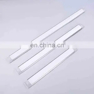 18W Industrial Modern Strip Shaped Ceiling Light Silver Office Hanging Indoor Lamp thumbnail-1
