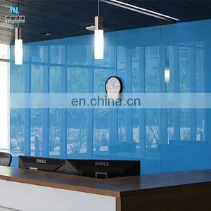 6mm Tempered Decorative Colorful Lacquered Back Painted Glass for Kitchen thumbnail-6