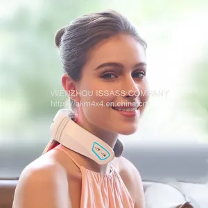 Smart 2020 Portable Mini Electric Wireless Neck Massager 360 Infrared Physiotherapy Intelligent Neck Massager thumbnail-4