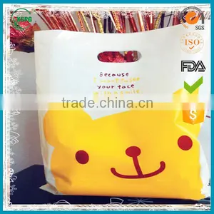 Customized Printing Handle Die Cut Plastic pe Shopping Bag thumbnail-4