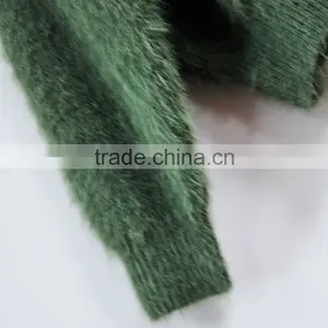 Green Marten Hair Latest Design Winter Sweater Women thumbnail-2