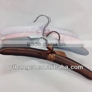 CL01 Fabric Cloth Hanger Foam Hangers Silk Hanger Brown thumbnail-1