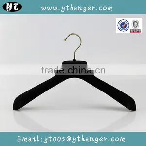 HA6997 Gold Stamping Logo for Hanger Velvet Plastic Coat Hanger Supplier's Choice thumbnail-5