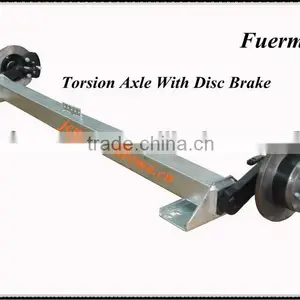 Rubber Torsion Axle With Disc Brake thumbnail-1
