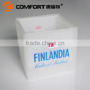 Bar Nightclub Equipment Illuminated Led Cube Pot Led Ice Bucket Cooler thumbnail-1