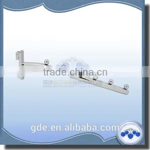 350mm Metal Chrome Display Hook for Slotted System thumbnail-1