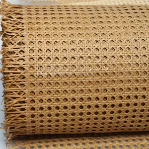 Mesh Rattan Woven Material Natural Handmade Hexagonal Octagonal Ceiling Veneer Decorative Rattan Mat Furniture Screen Woven Mesh thumbnail-3