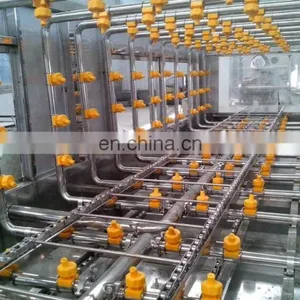 Efficient Cages Cleaning Line Steam Heating Plastic Basket Washing Machine thumbnail-4