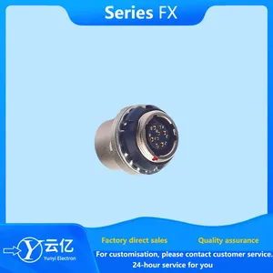 Compatible With Major Manufacturers Round Push-pull Self-locking Connector FX Series Round Metal Aviation Plug thumbnail-1