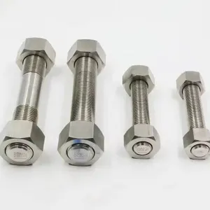 A193 B7,B7M,A320 L7 Thread Rod,stud Bolts With A194 2H Nuts thumbnail-3