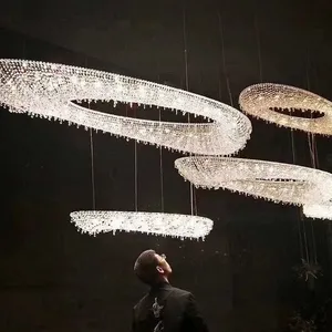 Custom Luxury Hotel Lobby Chandeliers Modern Venetian Chandeliers thumbnail-2