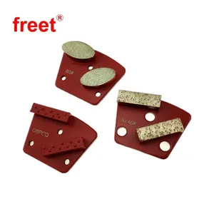 Metal Bond Trapezoid Concrete Floor Grinder Diamond Tools Grinding Plate Block thumbnail-3