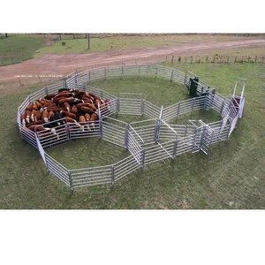 Eco-Friendly Galvanized Steel Farm Fence Panels for Livestock Cattle Pens thumbnail-1