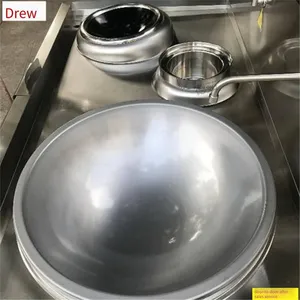 Large Wok Stir-frying Stove, Deru Kitchenware Commercial Induction Cooker, Multi-purpose Large Wok Stove for Canteens, Combination Stove for Large and Small Woks thumbnail-2