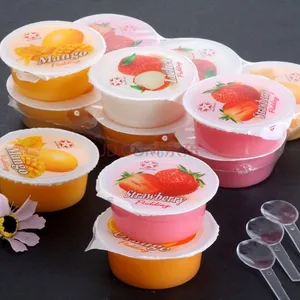 Factory Assorted Fruit Cup Packed Pudding Cup Filling Sealing Packing Making Machine Jelly Processing Plant Production Line thumbnail-6