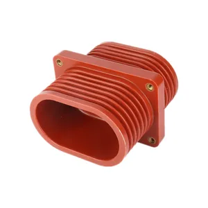 High Voltage Epoxy Resin Ceramic Busbar Support Clamp Insulator for 10kV-35kV Power Systems thumbnail-4
