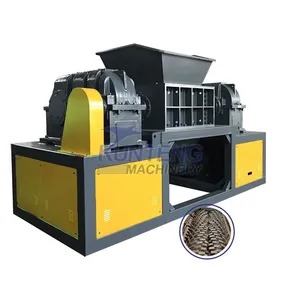 Agricultural Waste Tree Branch Wood Coconut Shell Double Axis Shredder EPC thumbnail-1