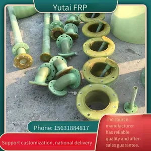 Frp Fiberglass Reinforced Plastic Pipes and Fittings, Customized Butterfly Valves, Spraying Tower Accessories, Reducing Tees and Special-shaped Parts, Yutai Environmental Protection thumbnail-4