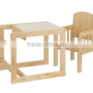 New Design Hot Sale Baby Dining Wooden Chairs And Table Manufacturer Directly thumbnail-6