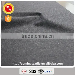 151204-2 Low Price New Arrival Grey Woollen Overcoat Fabric For Men Winter Coat thumbnail-1