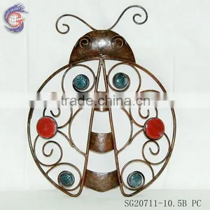 Hot Selling Hanging Metal Beetle for Home Wall Decoration thumbnail-2