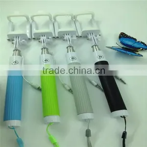 Hot Sale Cable Selfie Stick China Supplier Hot Selling Wholesale Price Mini Monopod Selfie Stick thumbnail-1