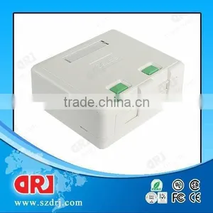 Cat5e Utp Double Ports Surface Mounted Box thumbnail-1