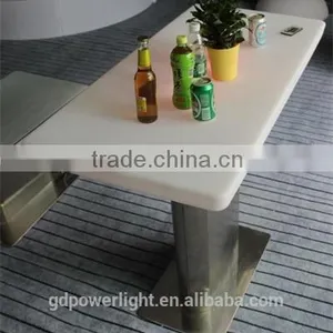 PE Plastic Big Bar Table With LED Light and Remote 120110E thumbnail-1